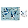 Set of 4 (8 pc) Flying Home Birds Placemat &