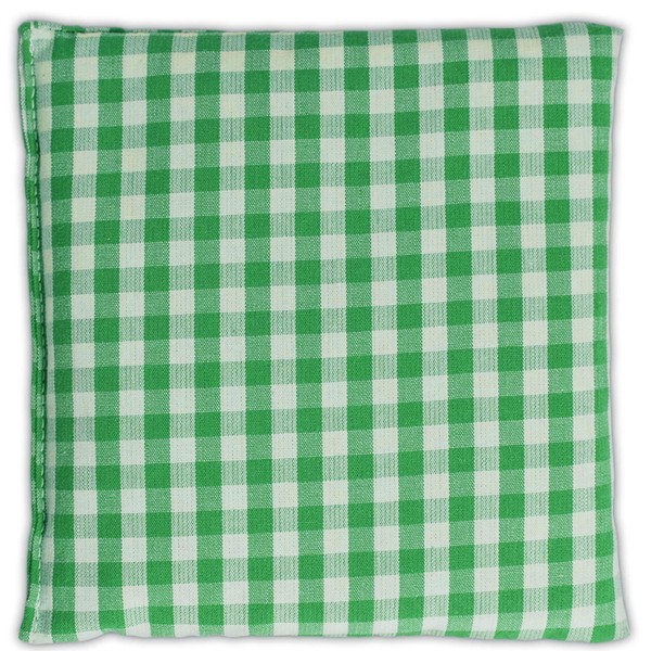 Grape Seed Cushion 12 x 12 cm Green/White - Heat Cushion & Cold Cushion - Grain Cushion