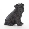 Conversation Concepts Shar Pei, Black Original Dog Figurine (4in-5in)