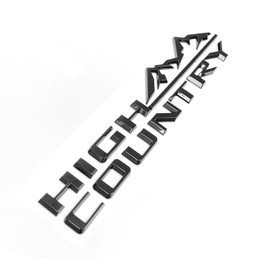 Set 5pack OEM Three Suburban Plus Two High Country Emblems 3D Letters Badge Compatible with Suburban 2019-2025 84910061 Glossy Black