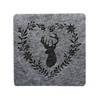 Boltze Home Collections Coasters Leopold Grey 10 x 10 cm