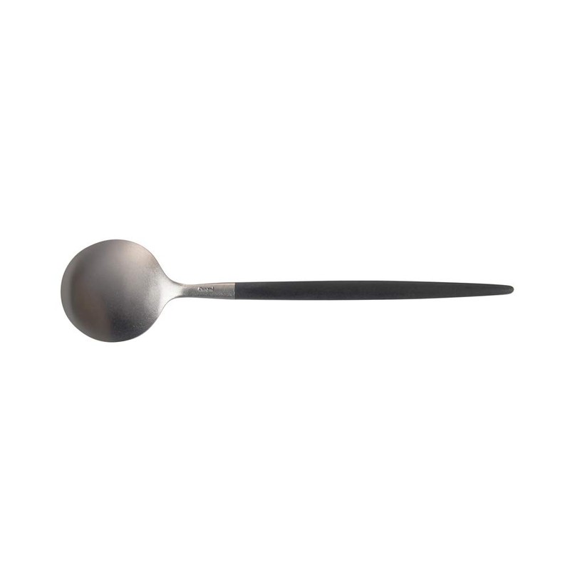 Cutipol GOA GO11 Teaspoon, Black, 4.7 inches (12 cm)
