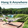 Sunnydaze Cotton Rope Double Hammock for Outside - 450-Pound Capacity