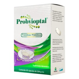 Probvioptal Probióticos Y Prebióticos 60 Cápsulas Sin Sabor