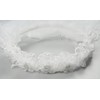 Diadema de flores de diamantes de imitación para niñas, corona