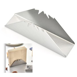 [TJ's shop] Napkin Holder, Napkin Stand, Paper Stand, Tabletop, Napkin, Box (Silver)
