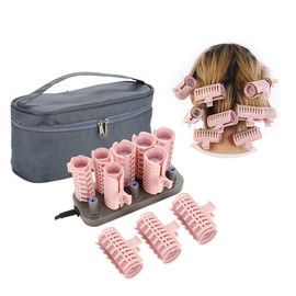 10 Pieces Professional Electric Heated Rollers Long Hair Curlers Hair Curlers Hair Tube Hair Styling (Basic)