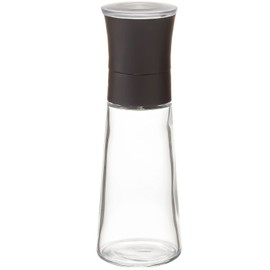 Squirrel Pepper Mill & Salt Mill, M, Black, 4.9 fl oz (140 ml) (Black Pepper, 65 g) Stavia Luxe