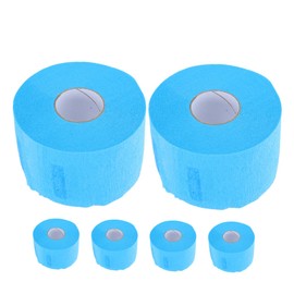 SAFIGLE 6pcs Disposable Hair Wraps Neck Strips for Hairdressing Stretchy Barber Paper Neck Strips for Dyeing Styling Prevents Skin Irritation