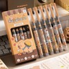 MOZXIRZ 6 Pcs Rolling Ball Pens Cute Capybara Liquid Ink
