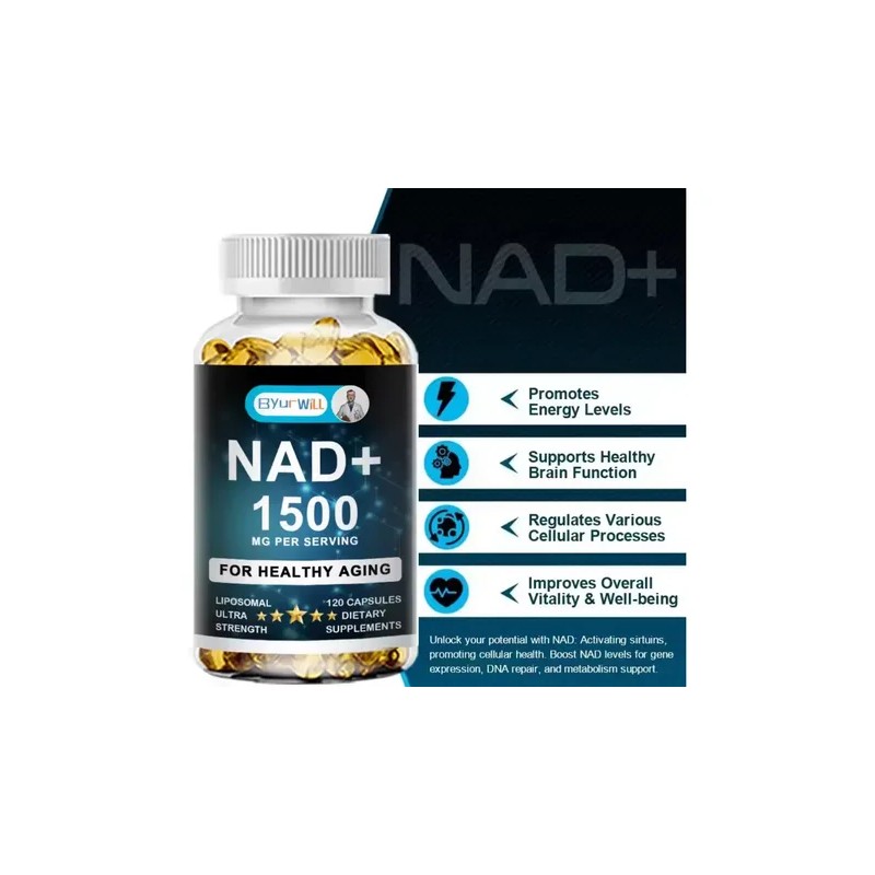 Resveratrol 15,000mg Antioxidant Nad 1500mg Liposomalal