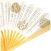 Oka Denen Tea Ceremony Fan, Urasenke For Women, Rikyu Hyakushu