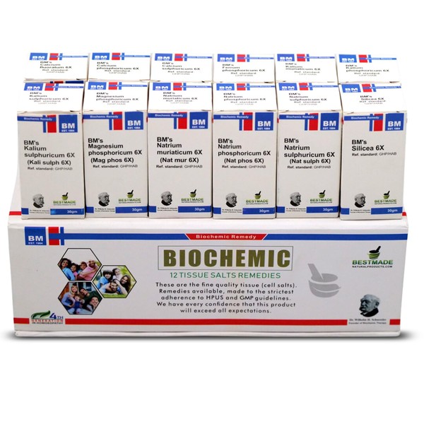 Economy Pack Tissue Cell Salt Kit, All 12 Schussler Cell