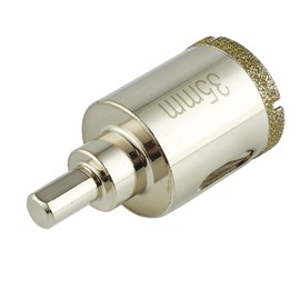 1 3/8 Inch (35mm) Diamond Hole Saw with Pilot Bit, DaduoRi 1.375 Tile Hole Saw with Center Drill Bit for Marble, Granite, Ceramics,Porcelain, Glass, 1-1/2" Depth of Cut for Thick Countertops