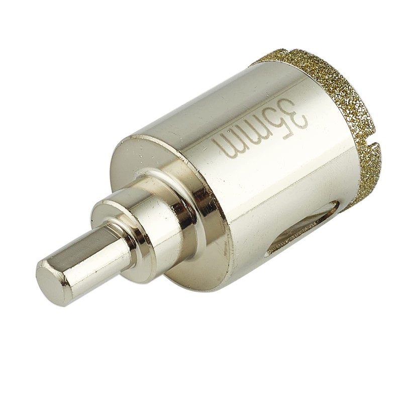 1 3/8 Inch (35mm) Diamond Hole Saw with Pilot Bit,