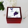 CafePress Wine Chick Memory Keepsake Jewelry Box, 5"x5"x3.75"