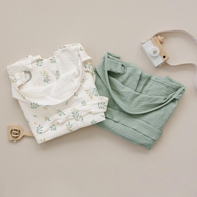 Konssy 2-Pack Muslin Nursing Cover Up for Breastfeeding Moms with