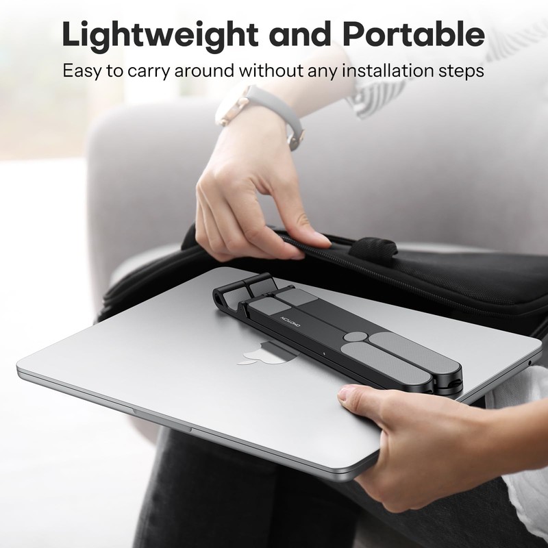 OMOTON Laptop Stand for Desk, Portable Computer Stand for Laptop