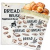 Bread Bags for Homemade Sourdough, Happinesss Reusable Beeswax Bread Bags