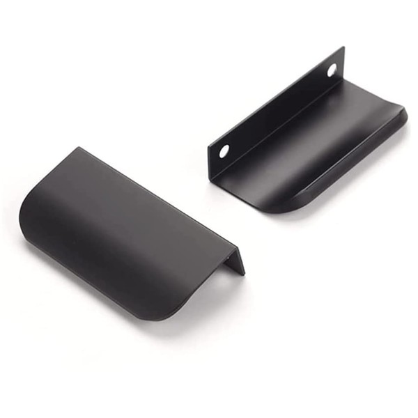 SYZOW Pack of 6 64 mm Black Furniture Handles, Cabinet