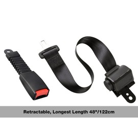 ROSSROLLA 2 Pack Golf Cart Seat Belt Kits Retractable Seatblet Fits Most of Golf Cart Like EZGO, Yamaha, Club Car, UTV, Model B