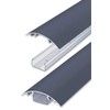ALUNOVO TV Design Aluminium Cable Duct Anthracite Satin Matt RAL7016