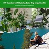 HEKIWAY 82FT Solar Drip Irrigation System, Auto Watering Kit for