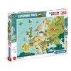 Clementoni- Exploring Maps Puzzle, 250 Piezas, Multicolor (29062.8)