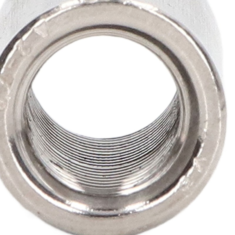 10 Pcs Round Coupling Nut M10x1.5 L35mm Stainless Steel Round