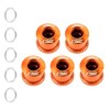 CNC Chainring Bolts, M8 Singlesped/Double Chainring Bolts, Pack of 5,