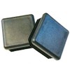 1 1/4" - 1.25 Inch Square Black Plastic 14-20 Ga