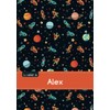 Le cahier d'Alex: Le cahier d'Alex - Petits carreaux, 96p,