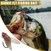 Bionic Fly Fishing Bait,18pcs/36pcs Trout Jig Swimbait Fly Hook Soft