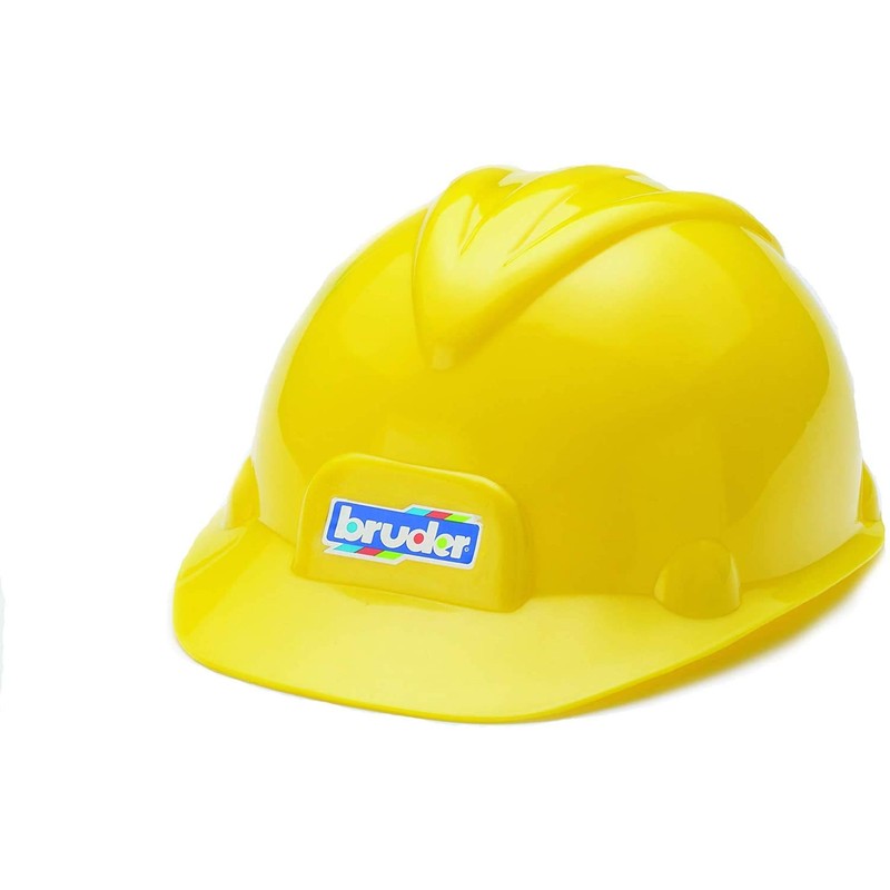 Bruder Toys Construction Worker Hard Hat Yellow Helmet for Kids