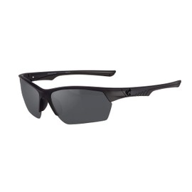 Spiderwire SPW009 Sunglasses SPW009 Polarized Fishing Sunglasses, Matte Black/Smoke