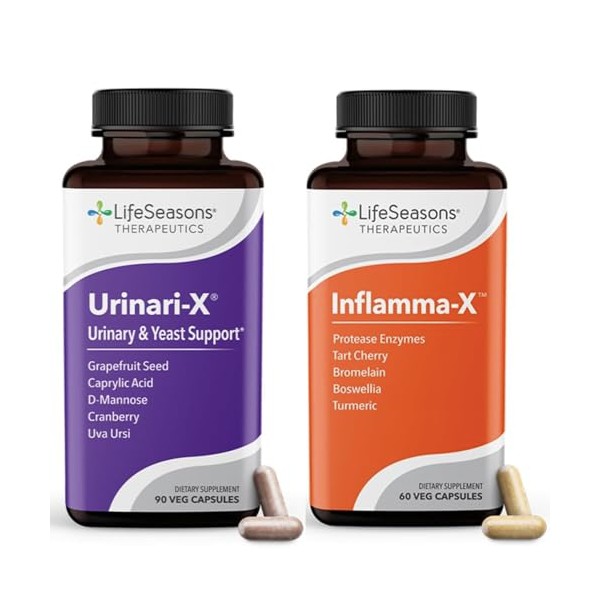 LifeSeasons Urinari-X + Inflamma-X Bundle – Urinary Tract & Redness