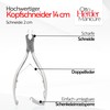 OTTO HERDER Head Cutter/Head Cutter Toenail Pliers 14 cm with