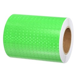 PATIKIL Reflective Tape, 8 Inch x 82 ft Waterproof Self Adhesive High Visibility Caution Warning Safety Tape Outdoor Reflector for Trucks Trailers Cars, Green