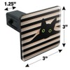 GRAPHICS & MORE Black Cat in Window Tow Trailer Hitch