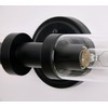 SANTOSTOCK Black Sconces Wall Lighting, Bathroom 2-Light Vanity Light W/Clear