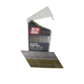 Grip Rite Prime Guard MAXB64881 304-Stainless Steel Finish 15-Gauge Angle Nails in Belt Clip Box (Pack of 1000), 2-1/2"