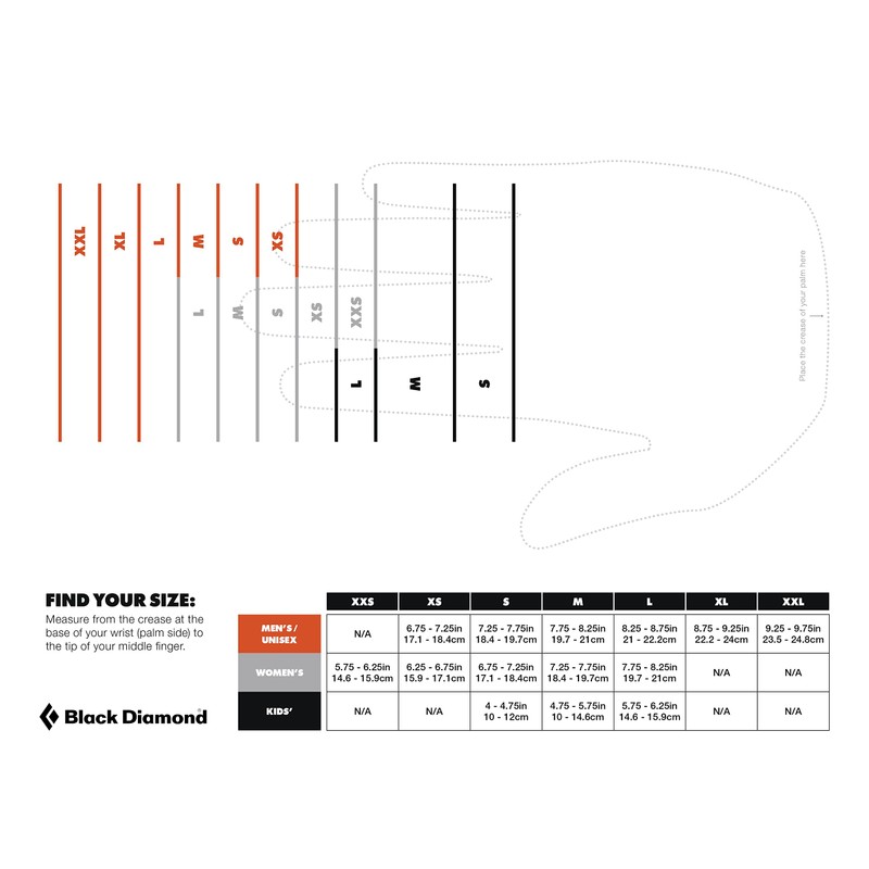 BLACK DIAMOND Equipment Crg グローブ レディース レイジングシー Sサイズ