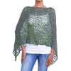 JOPHY & CO. Women Ladies Knitted Mesh Poncho Off Shoulder