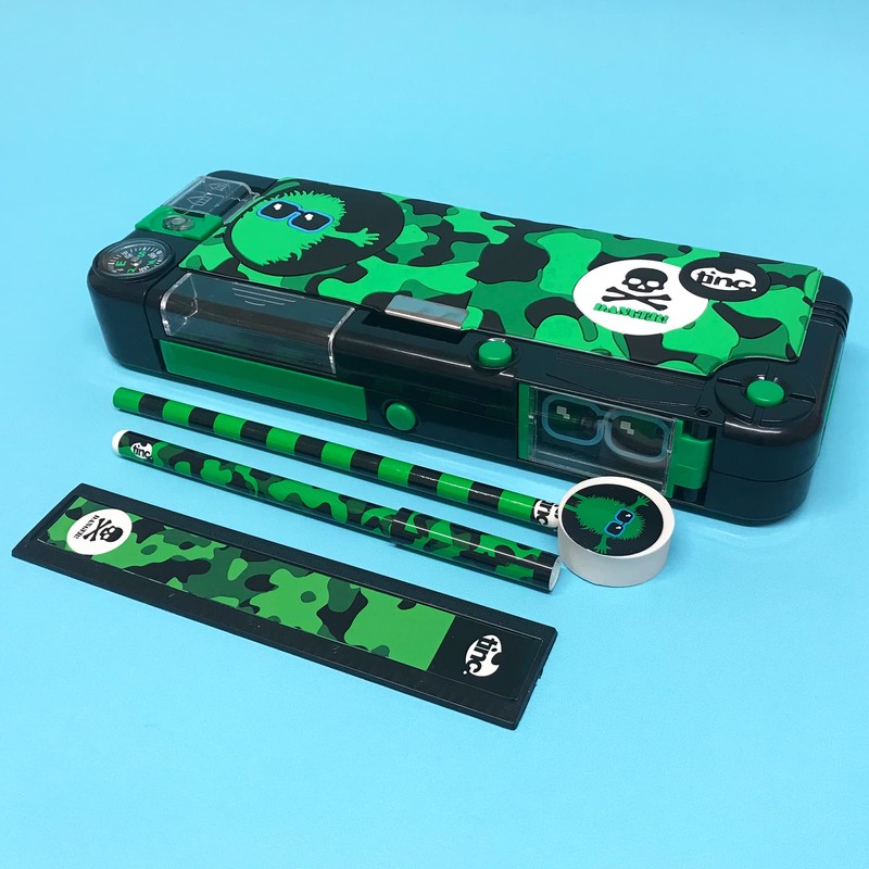 Tinc Removable Pencil Case with Compartments - Includes Pencil with