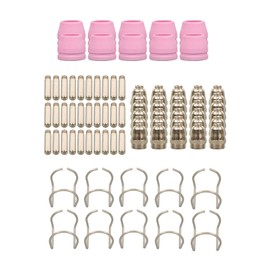 80PCS G-55 AG-60 WSD-60 Plasma Cutter Cutting Torch Tip Nozzles Consumables Kit Tips 40/50/60 Amp
