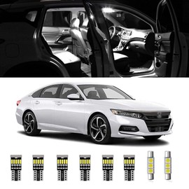 AWALITED 14pcs Accord Interior LED Lights Kit Super Bright LED Map Dome Light Bulbs for 2013 2014 2015 2016 2017 2018 2019 2020 2021 2022 Honda Accord All Models