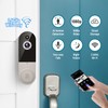 SwagBuzz Wireless 1080p Wi-Fi Video Doorbell Camera with Night Vision,