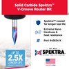 Amana Tool 45634-K SC Spektra Extreme Tool Life Coated V-Groove