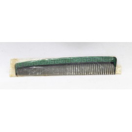 Swedish Crown Vintage Swedish Crown Black/Green Metal Comb 2205 5"