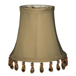 Royal Designs, Inc. CS-311B-5EG-6 Beaded Bell Chandelier Shade, 3 x 5 x 4, Eggshell, 6-Pack